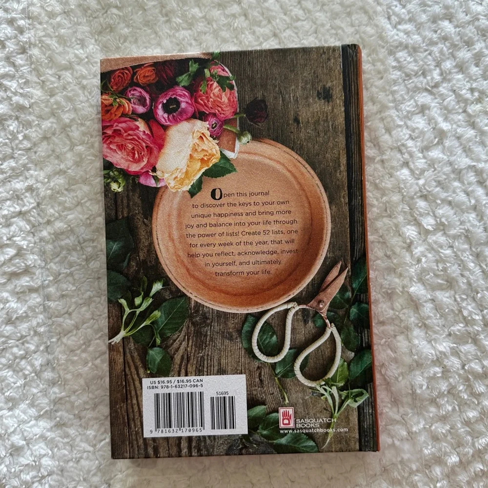 NEW 52 Lists for Happiness Journal by Moorea Seal